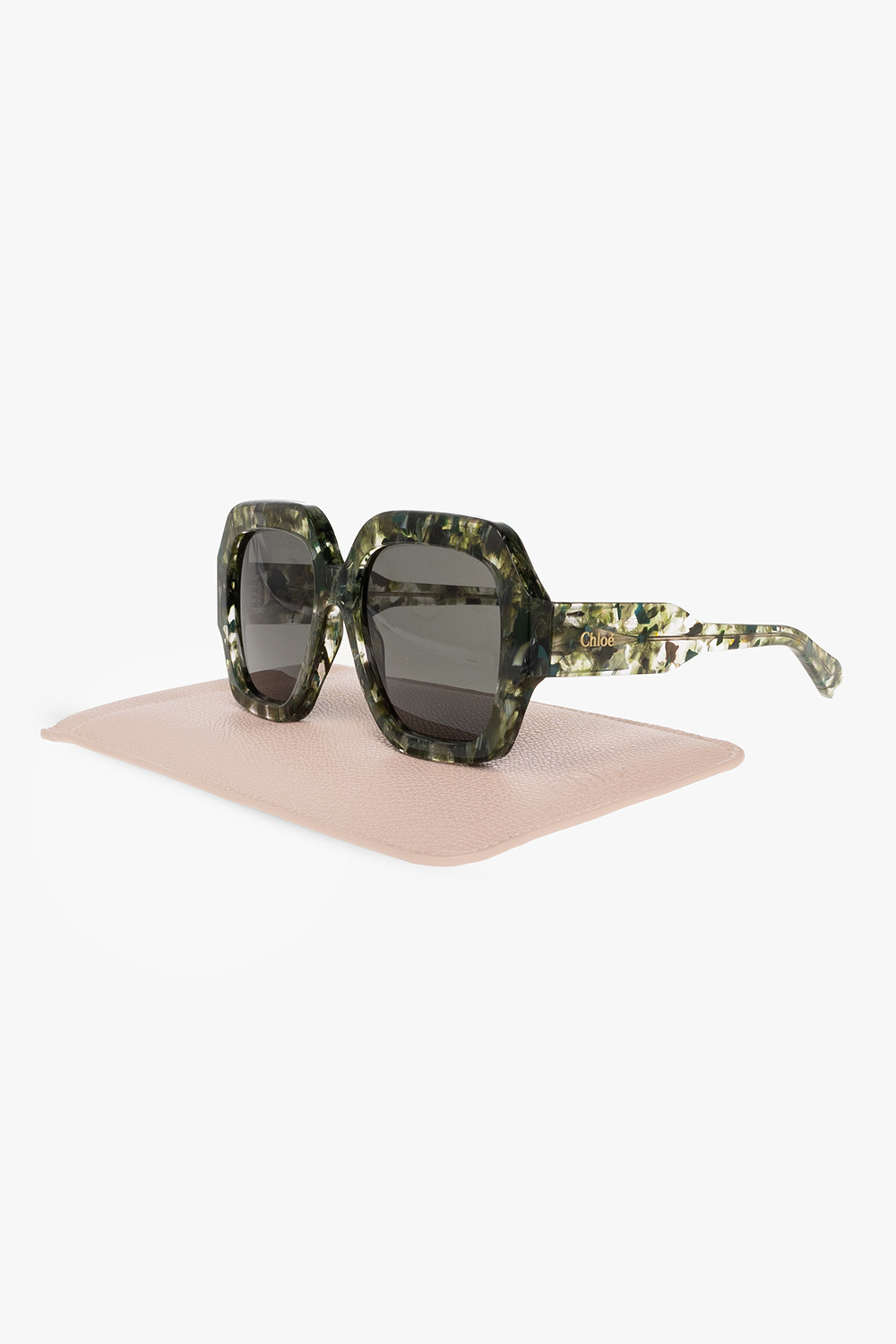 Green Sunglasses Chloé - SchaferandweinerShops Japan